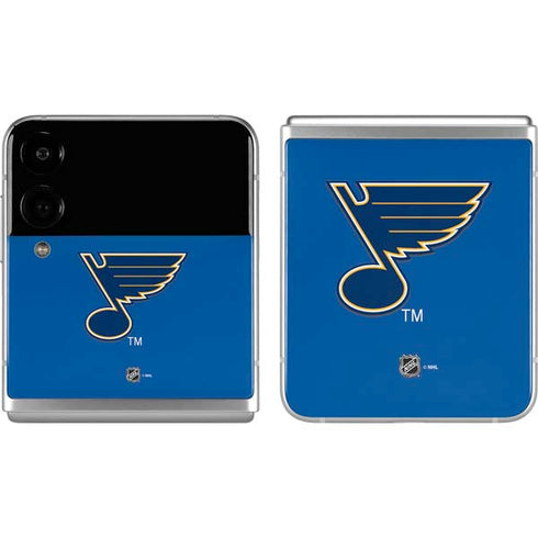 NHL St. Louis Blues Solid Background Galaxy Z Flip4 5G Skin